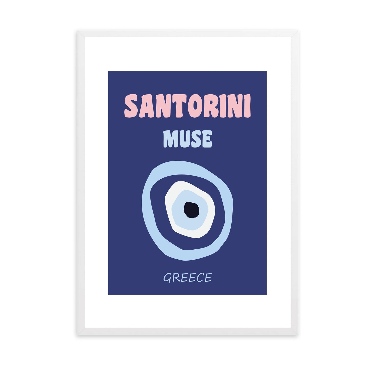 Matisse Santorini | Framed Print