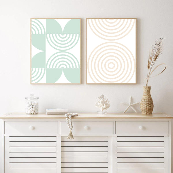 Boho Abstract Nude I | Art Print