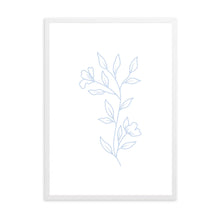 Load image into Gallery viewer, Matisse Flowers Blue &amp; White | Framed Print
