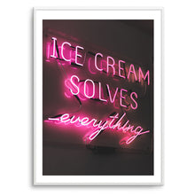 Load image into Gallery viewer, Ice Cream Solves Everything | Art Print
