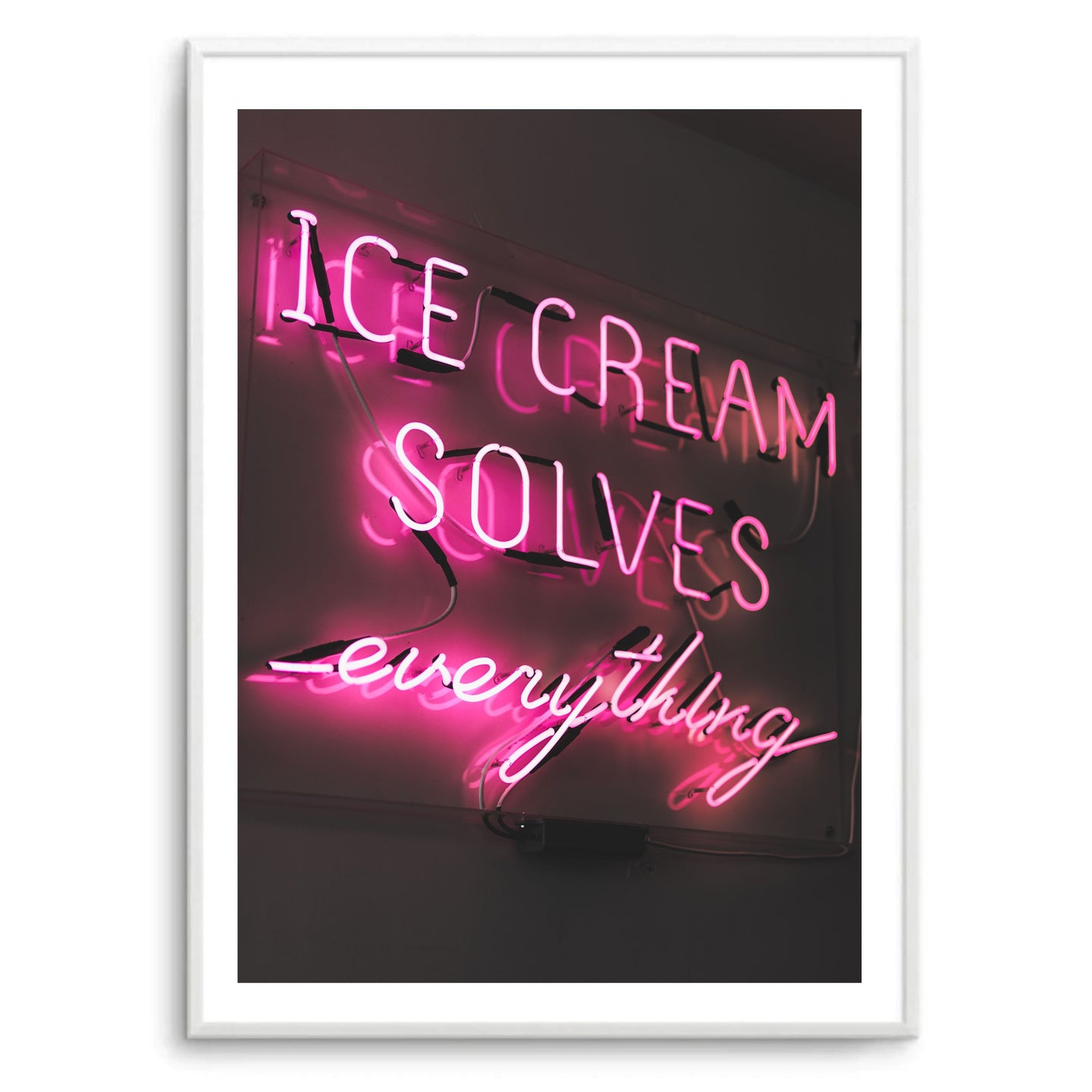 Ice Cream Solves Everything | Art Print