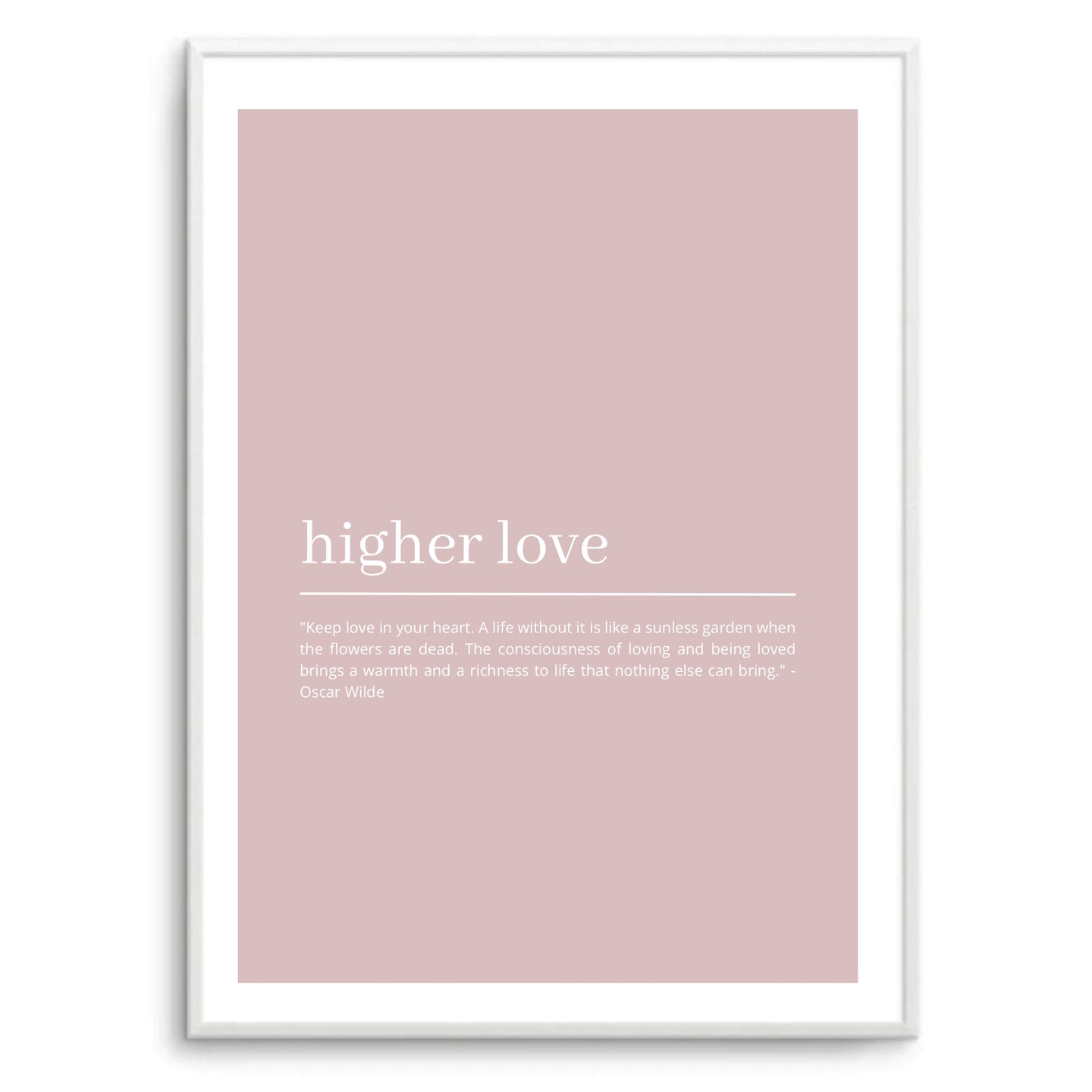 Higher Love Definition