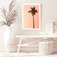 Load image into Gallery viewer, Sunset Palm Tree | Framed Print
