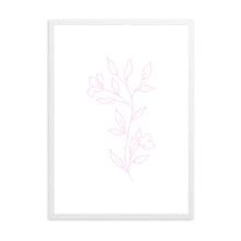 Load image into Gallery viewer, Matisse Flowers Pink &amp; White | Framed Print
