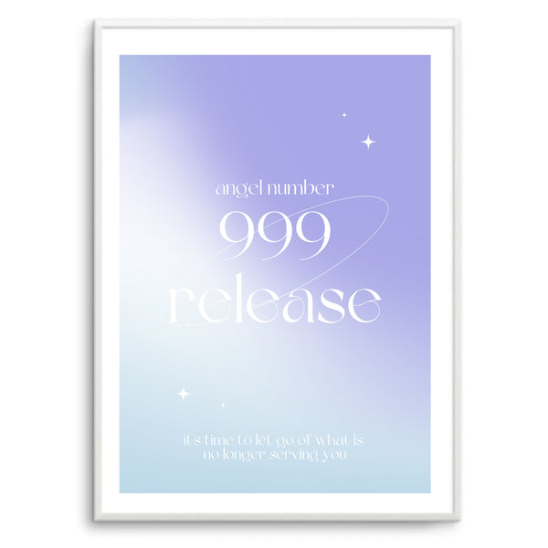 Angel Number 999 Release Aura Gradient