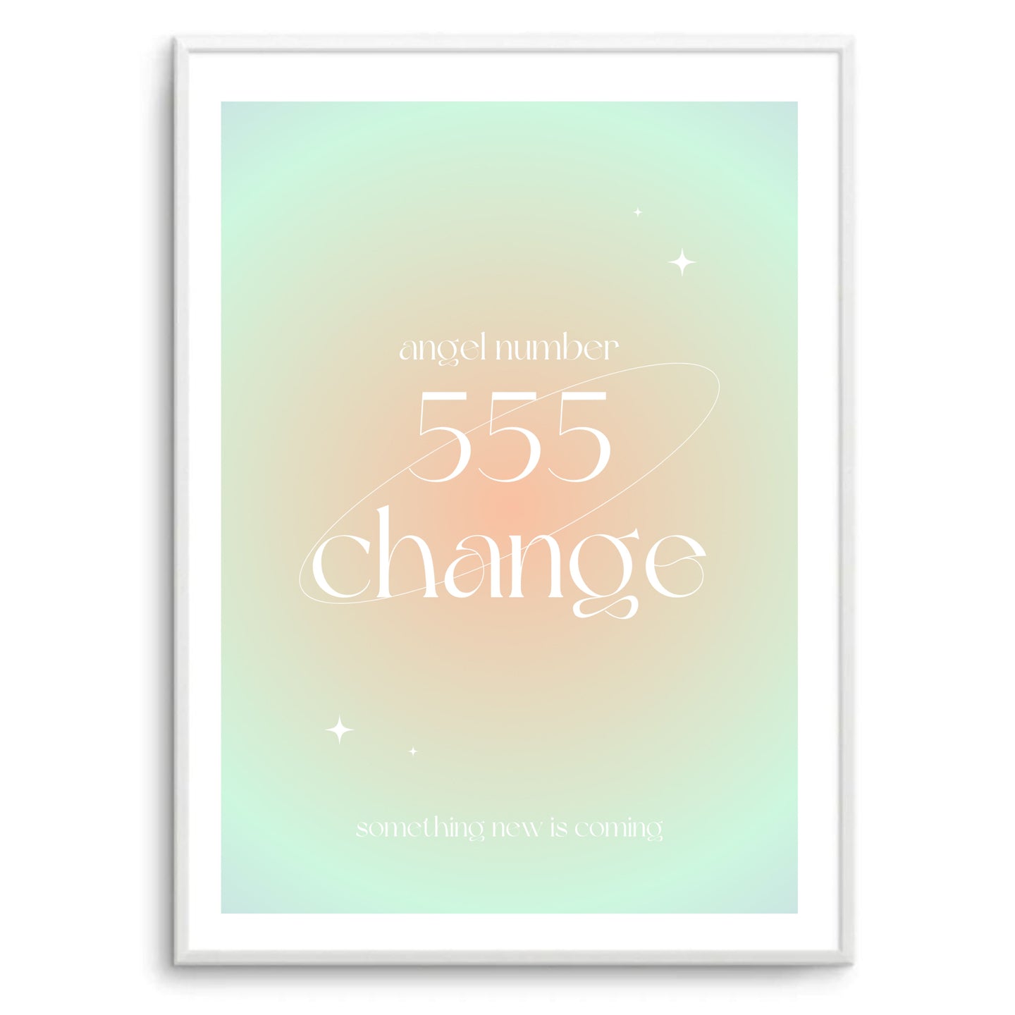 Angel Number 555 Change Aura Gradient