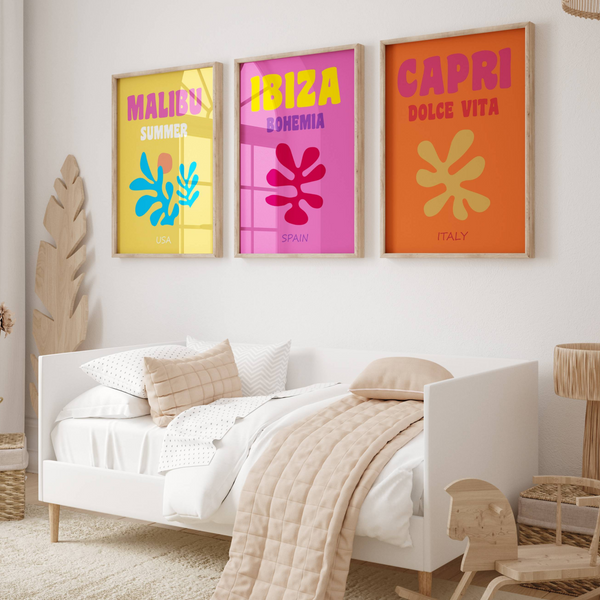 Preppy Travel II Set of 3 | Gallery Wall