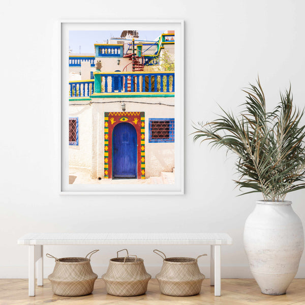 Moroccan Blue Door | Art Print