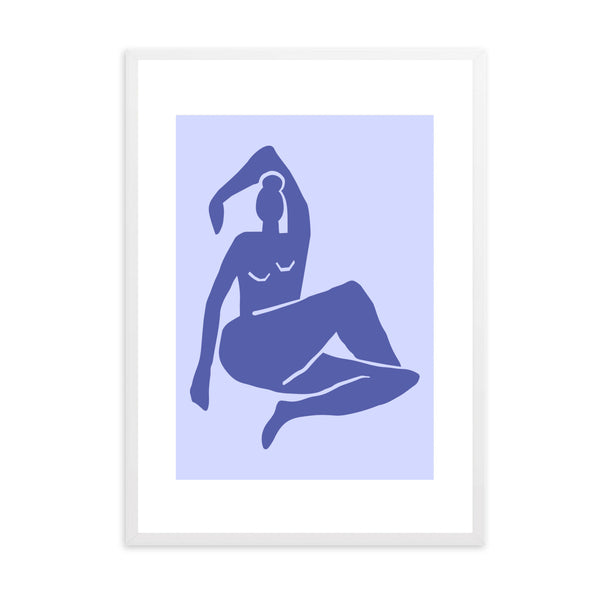Matisse Blue III | Framed Print