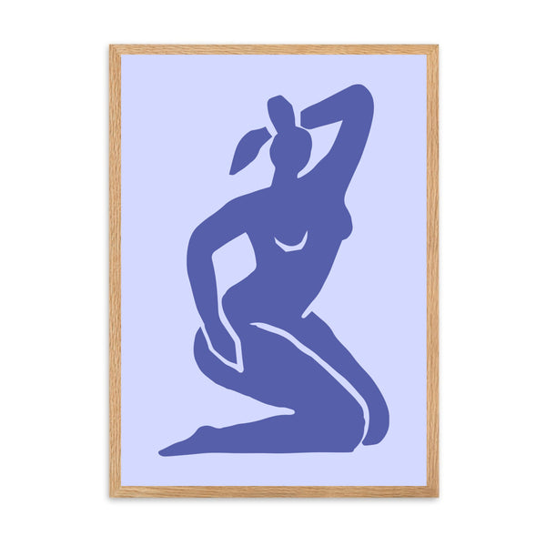 Matisse Blue I | Framed Print