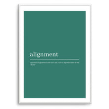 Load image into Gallery viewer, Alignment Definition
