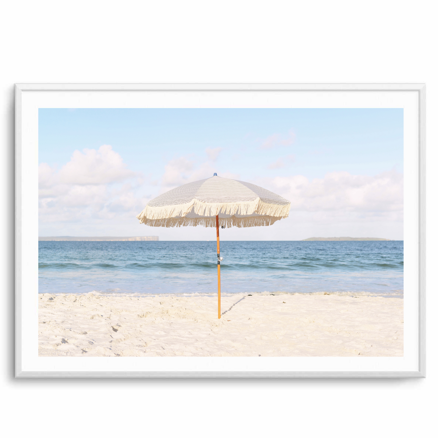 Beach Umbrella Landscape II | Art Print