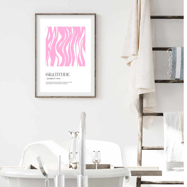 Gratitude Definition | Framed Print