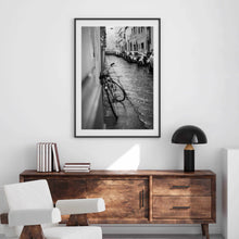 Load image into Gallery viewer, Black &amp; White Bike | Art Print
