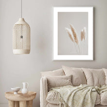 Load image into Gallery viewer, Neutral Aesthetic Pampas | Framed Print
