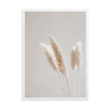 Load image into Gallery viewer, Neutral Aesthetic Pampas | Framed Print
