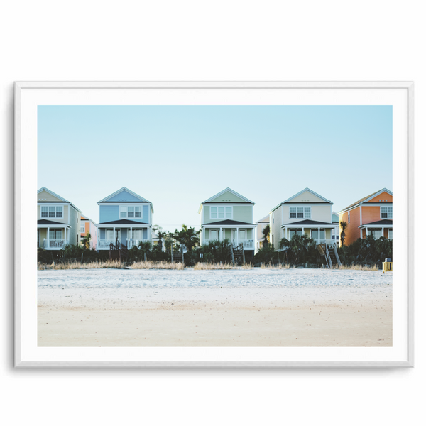 Beach House Landscape | Art Print