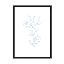 Load image into Gallery viewer, Matisse Flowers Blue &amp; White | Framed Print
