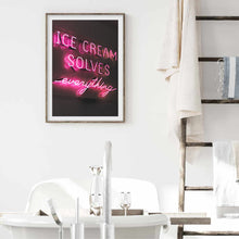 Load image into Gallery viewer, Ice Cream Solves Everything | Art Print
