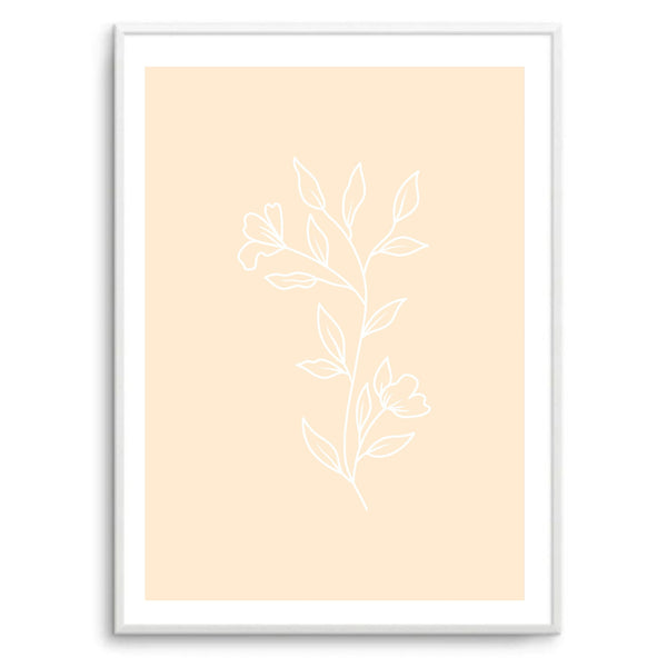 Matisse Peach Flower | Art Print