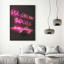 Load image into Gallery viewer, Ice Cream Solves Everything | Art Print
