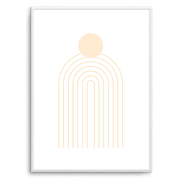 Matisse Rainbow Peach & White | Art Print