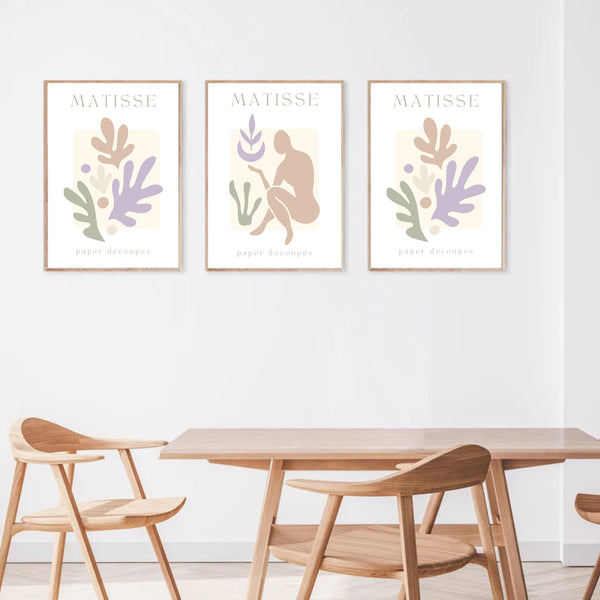 Matisse Mauve & Nude I | Art Print
