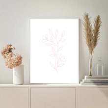 Load image into Gallery viewer, Matisse Flowers Pink &amp; White | Framed Print
