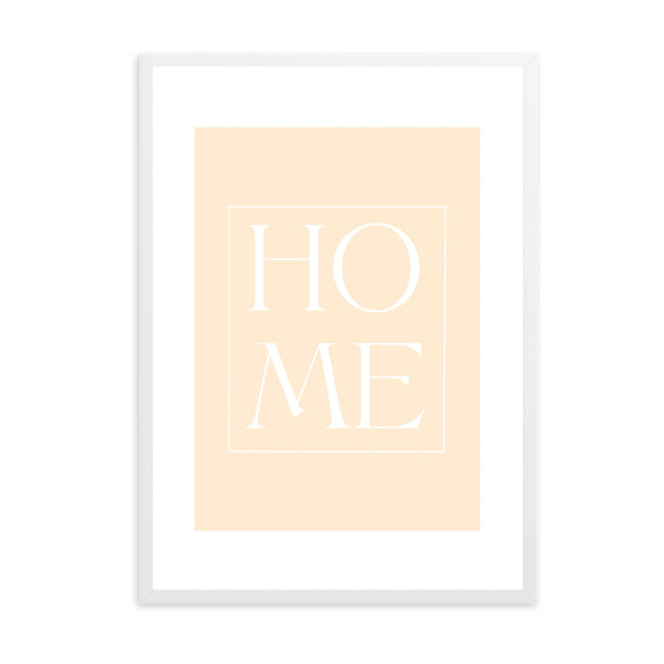 Matisse Home Peach | Framed Print