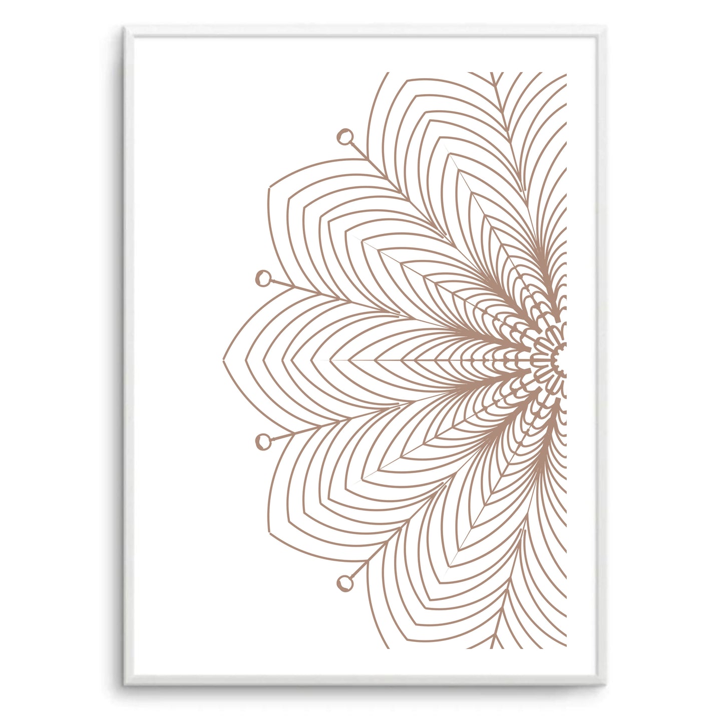 Mandala White | Art Print