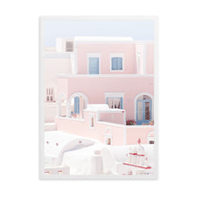 Load image into Gallery viewer, Greece Santorini Pink I | Framed Print
