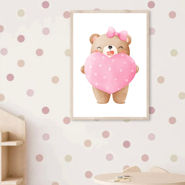 Pink Teddy III | Art Print