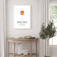 Load image into Gallery viewer, Aperol Spritz Cocktail | Art Print
