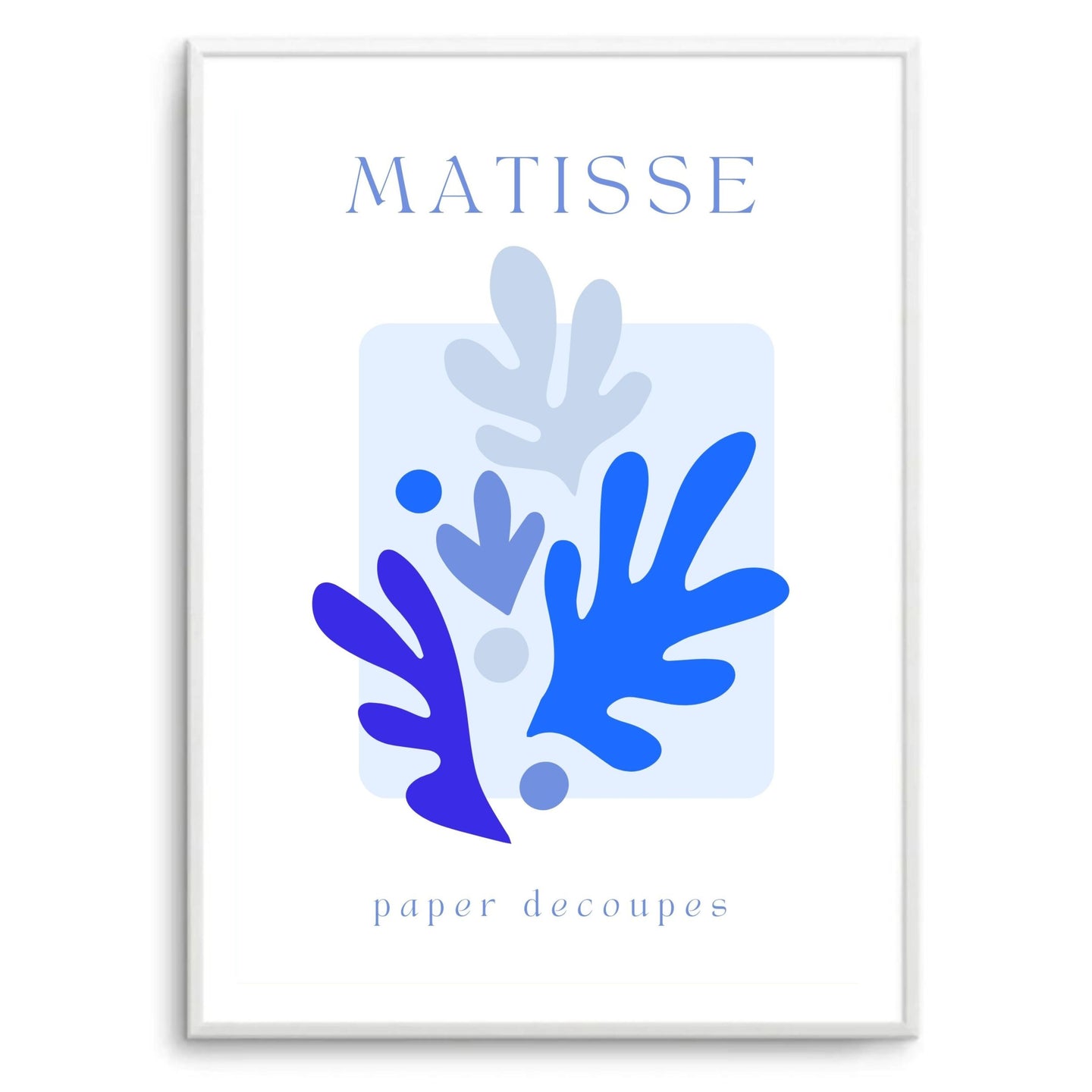 Matisse Bright Blue III | Art Print