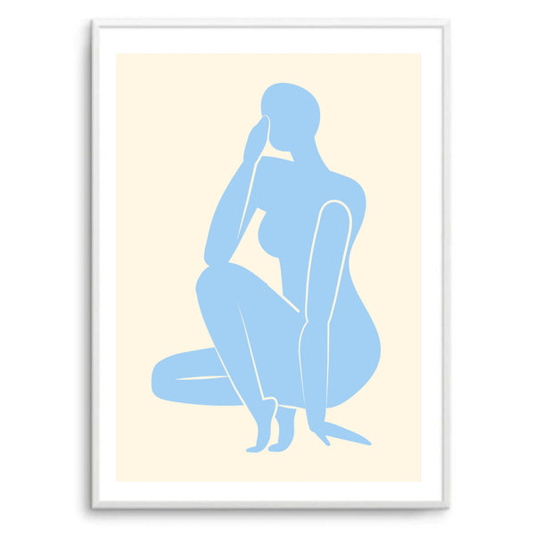 Matisse Body Lemon & Blue II | Art Print
