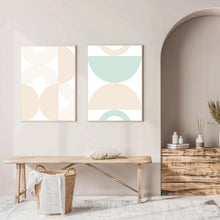 Load image into Gallery viewer, Boho Abstract Mint II | Art Print
