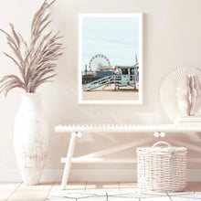 Load image into Gallery viewer, Santa Monica Pier LA I | Art Print
