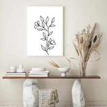 Load image into Gallery viewer, Line Art Flower I | Art Print
