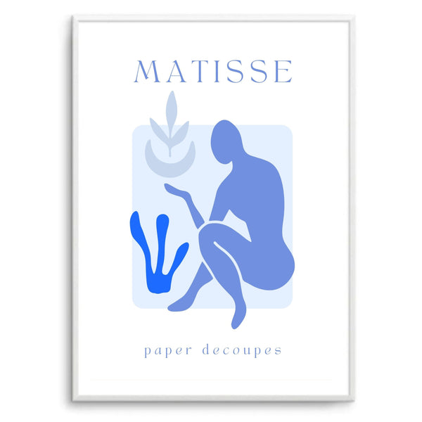 Matisse Bright Blue II | Art Print