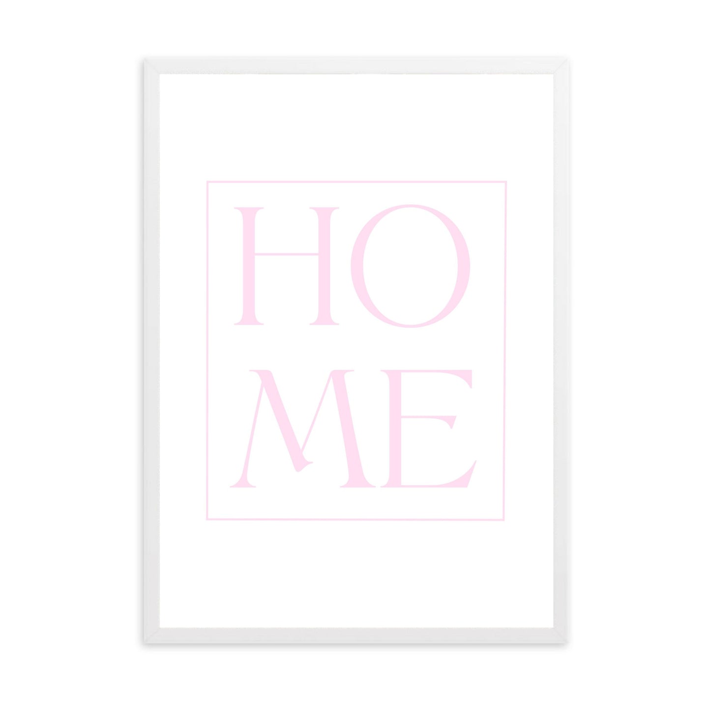 Matisse Home Pink & White | Framed Print