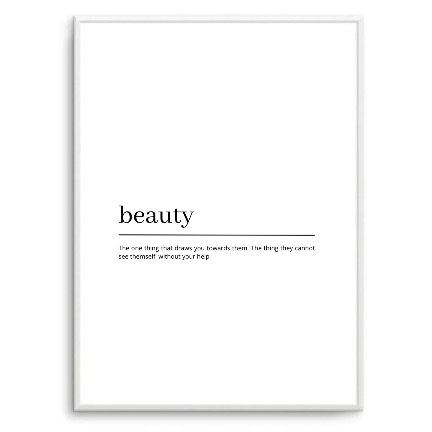 Beauty Definition (White)