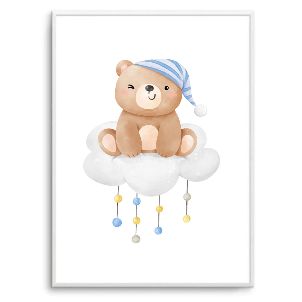 Blue Teddy II | Art Print