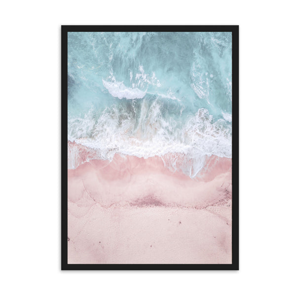 Pink Waters II | Framed Print
