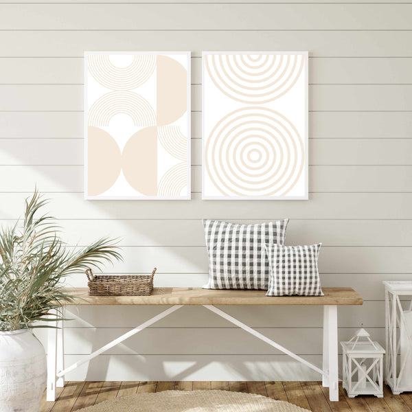 Boho Abstract Nude II | Art Print
