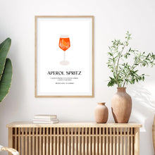 Load image into Gallery viewer, Aperol Spritz Cocktail | Art Print
