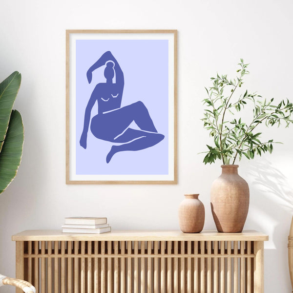 Matisse Body Blue I | Art Print