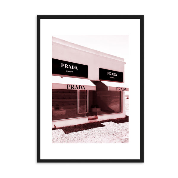 Shopfront Pink | Framed Print