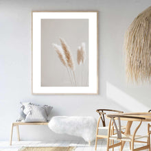 Load image into Gallery viewer, Neutral Aesthetic Pampas | Framed Print
