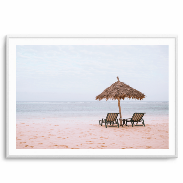 Beach Umbrella I Landscape | Art Print