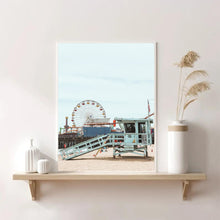 Load image into Gallery viewer, Santa Monica Pier LA I | Art Print
